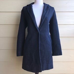 Zara Trafaluc Collection Navy Button Jacket Size S
